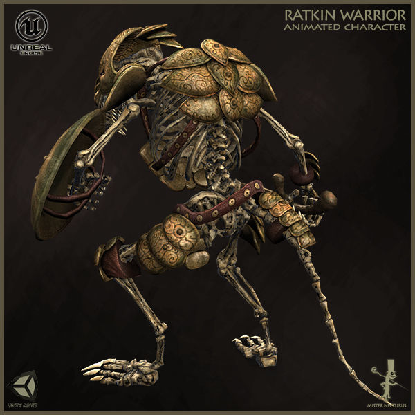 RATKINS ARMY LIGHT VERSION Low-poly 3D model_48