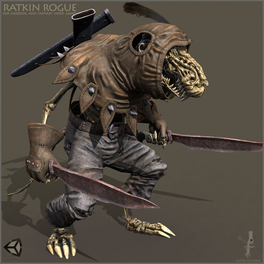 RATKINS ARMY LIGHT VERSION Low-poly 3D model_26