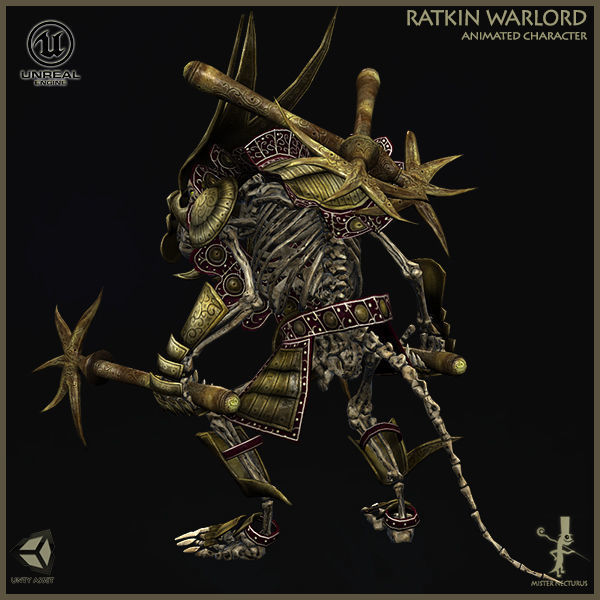 RATKINS ARMY LIGHT VERSION Low-poly 3D model_39