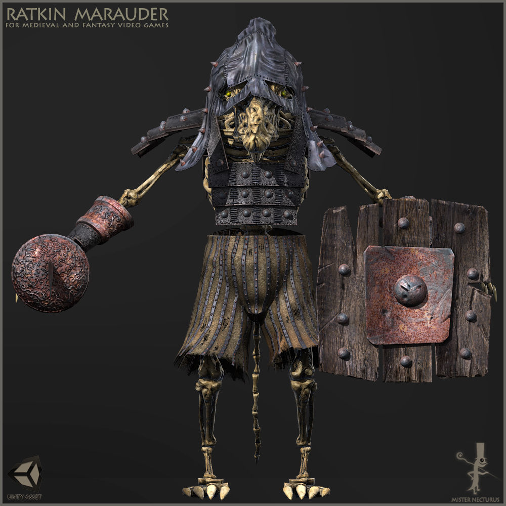 RATKINS ARMY LIGHT VERSION Low-poly 3D model_18