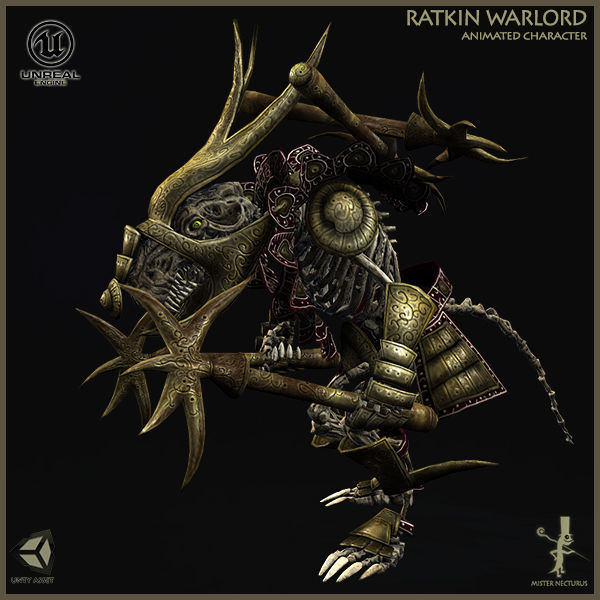 RATKINS ARMY LIGHT VERSION Low-poly 3D model_38