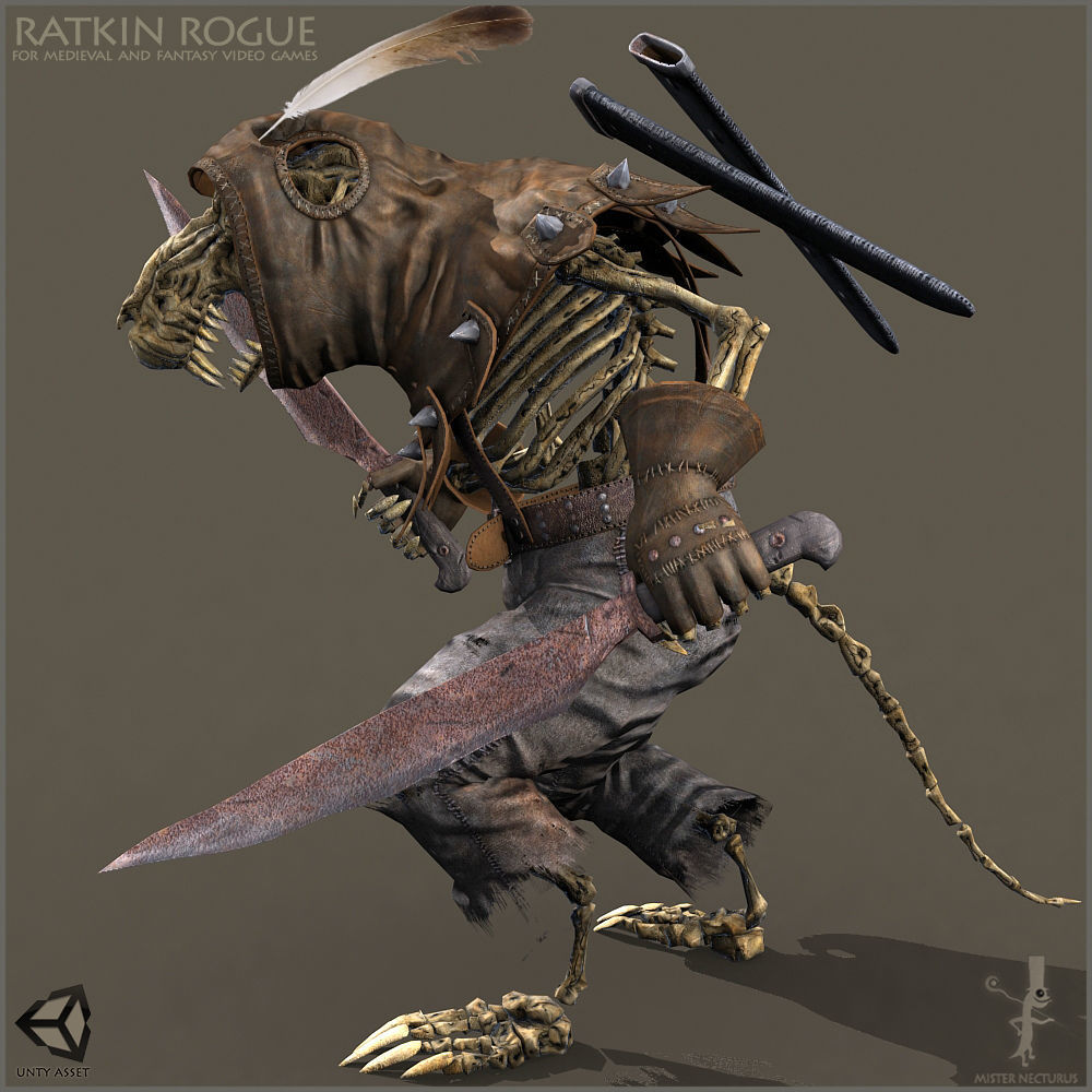 RATKINS ARMY LIGHT VERSION Low-poly 3D model_23