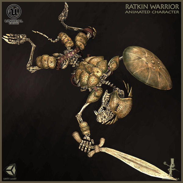 RATKINS ARMY LIGHT VERSION Low-poly 3D model_46