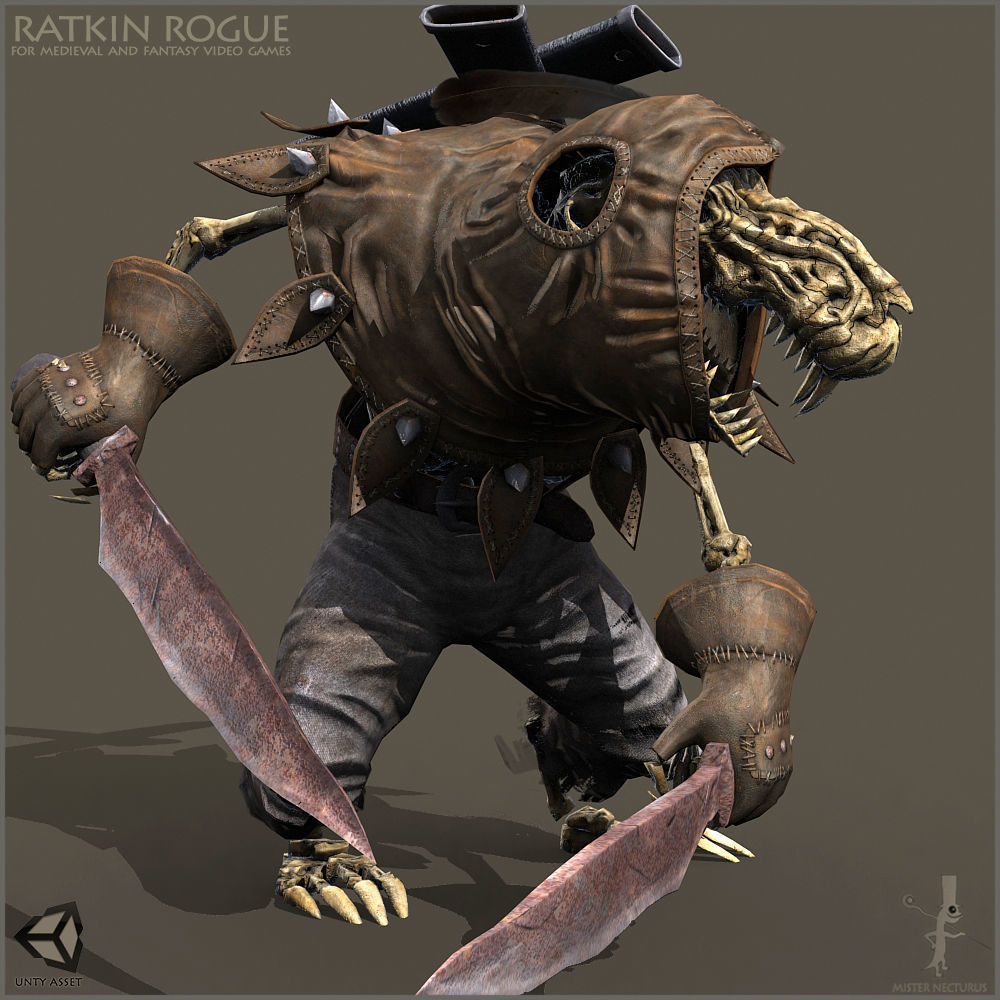 RATKINS ARMY LIGHT VERSION Low-poly 3D model_24