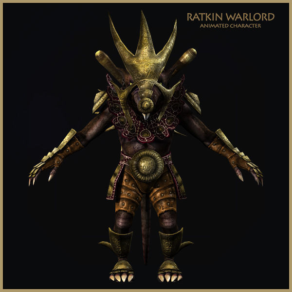 RATKINS ARMY LIGHT VERSION Low-poly 3D model_36