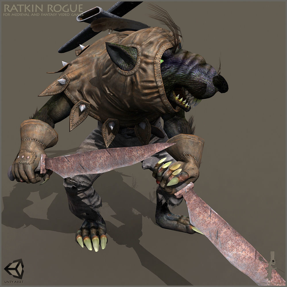 RATKINS ARMY LIGHT VERSION Low-poly 3D model_25