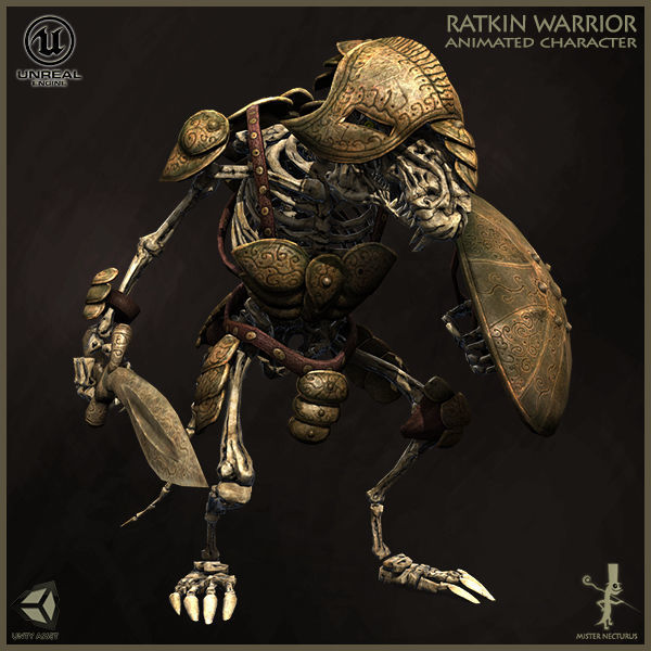 RATKINS ARMY LIGHT VERSION Low-poly 3D model_47