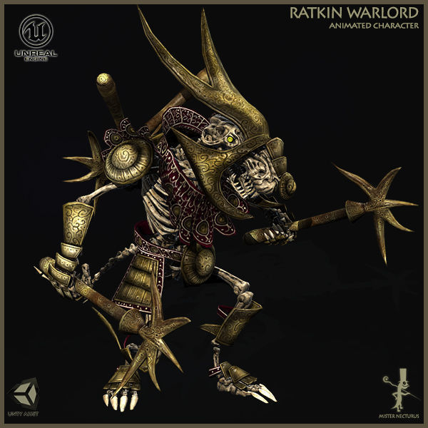 RATKINS ARMY LIGHT VERSION Low-poly 3D model_37