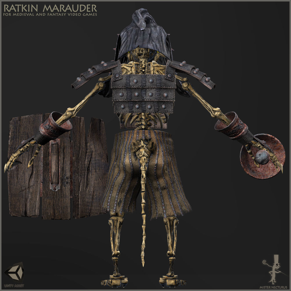 RATKINS ARMY LIGHT VERSION Low-poly 3D model_16