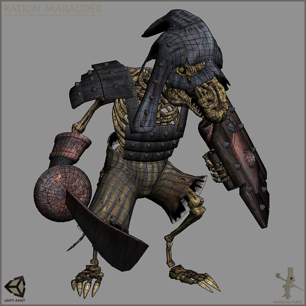 RATKINS ARMY LIGHT VERSION Low-poly 3D model_21