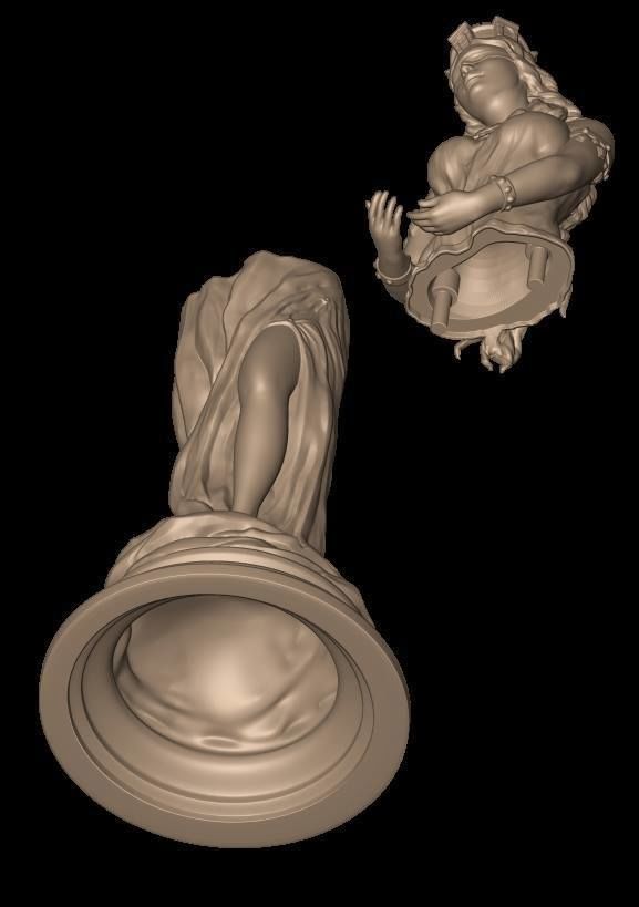 A-0011 statue of goddess fortuna 3D print model_2