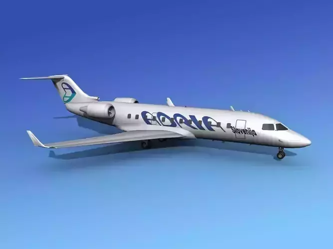 Canadair CRJ200 Adria 3D model
