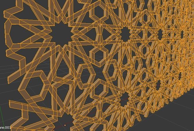 Arabian pattern Ornament  1 3D model_2