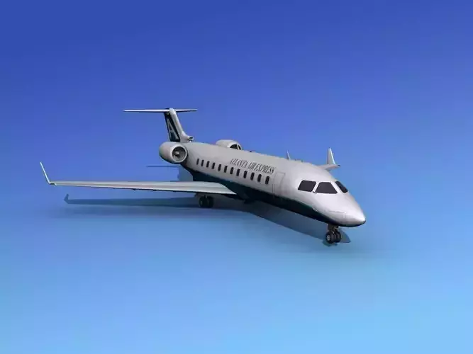 Canadair CRJ200 Atlanta Air Express 3D model
