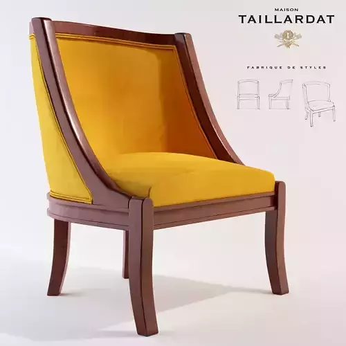 Armchair Isabella 3D model