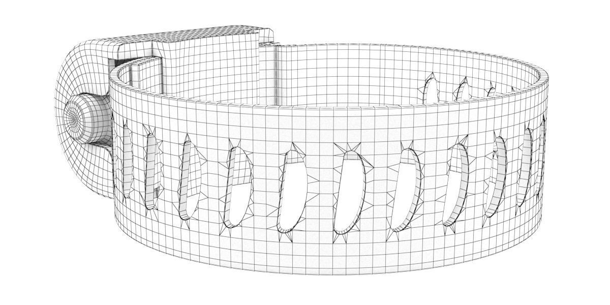 Pipe clamp 01 3D model_4