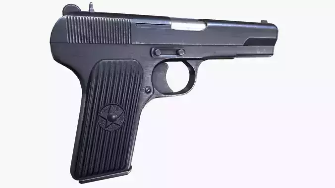 Tokarev - TT Low-poly 3D model