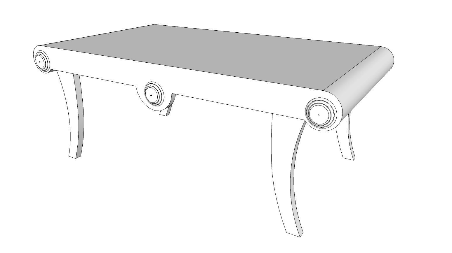 Coffe Table2 3D model_9