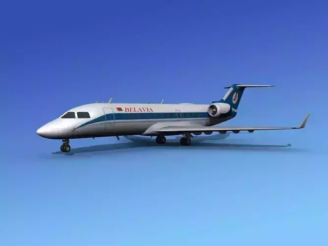 Canadair CRJ200 Belavia 3D model