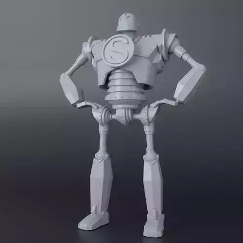 Iron Giant 3D Print Ready model v2 3D print model