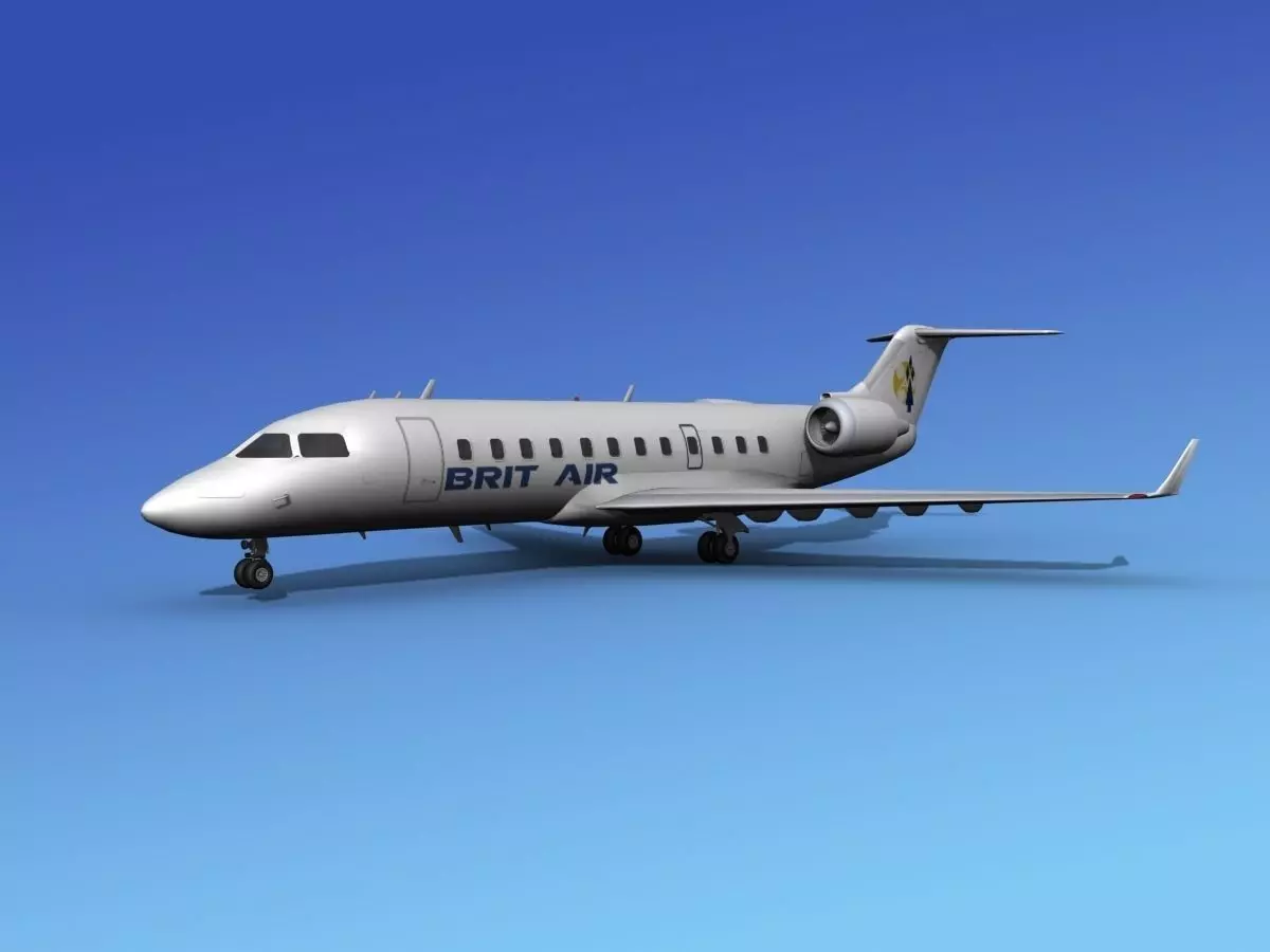 Canadair CRJ200 Brit Air 2 3D model_0