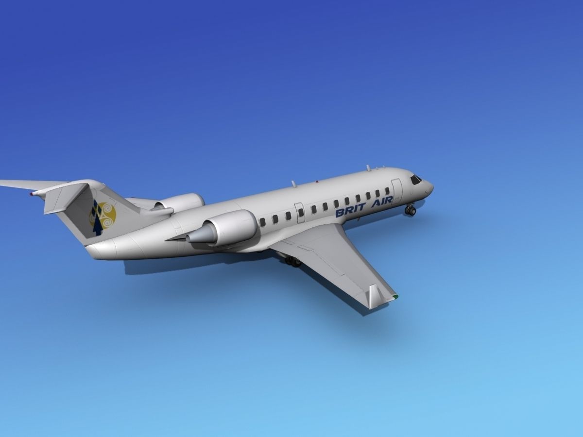 Canadair CRJ200 Brit Air 2 3D model_4