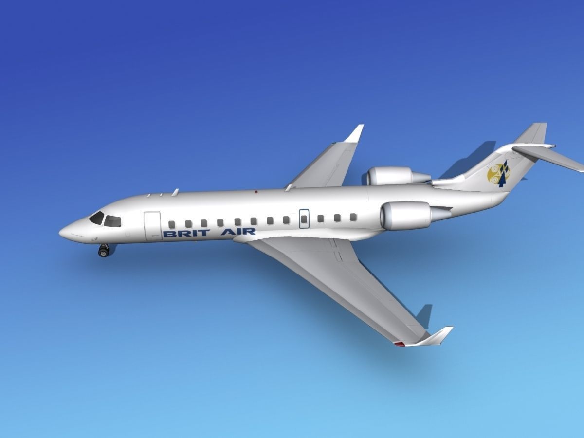 Canadair CRJ200 Brit Air 2 3D model_7