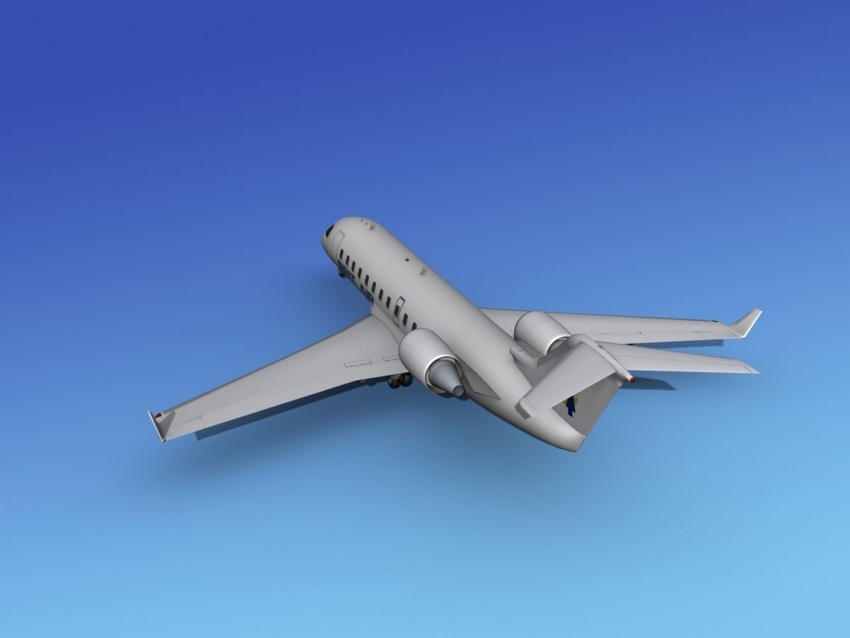 Canadair CRJ200 Brit Air 2 3D model_9