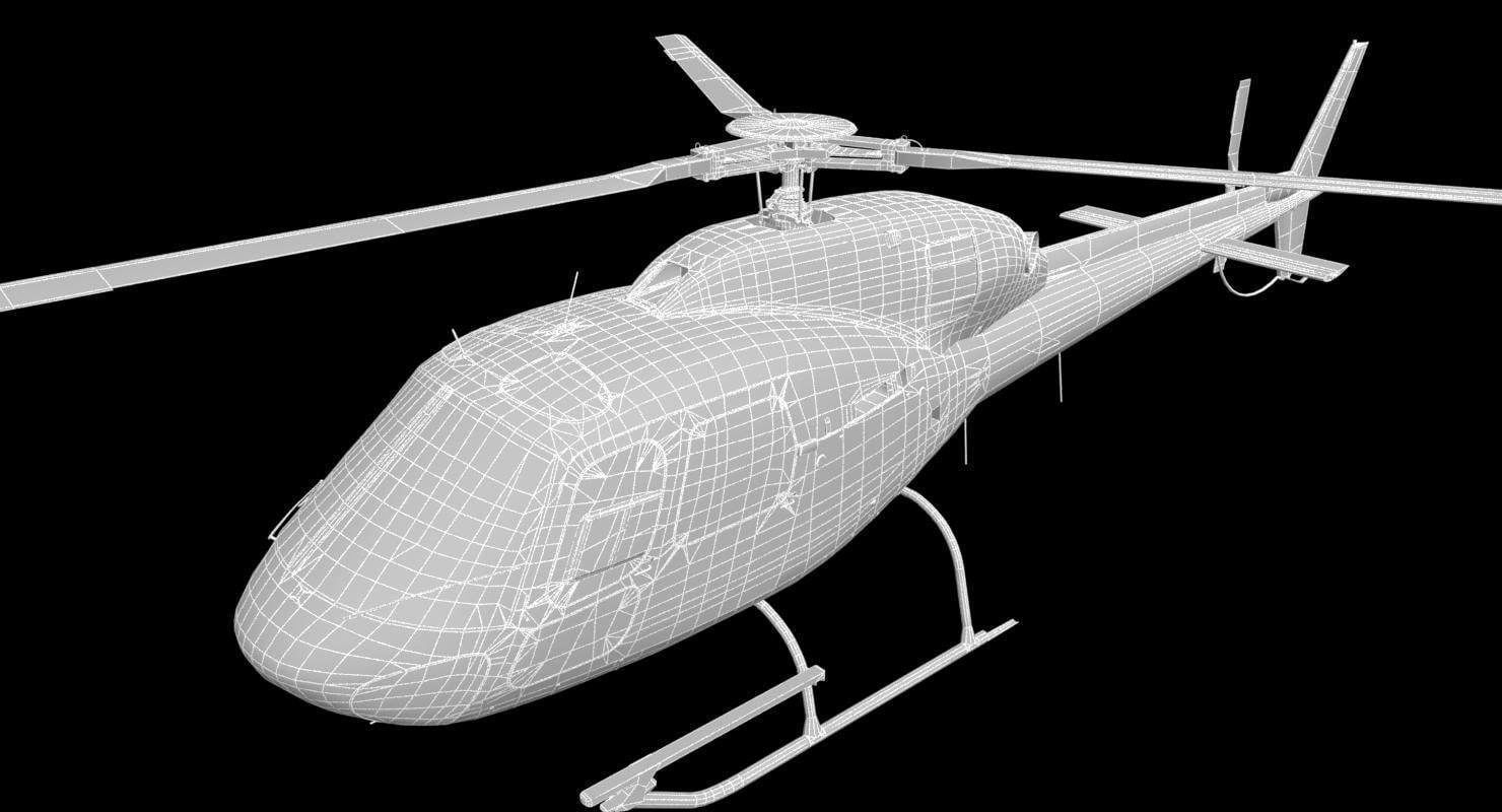 AS355 Ecureuil II 3D model_45