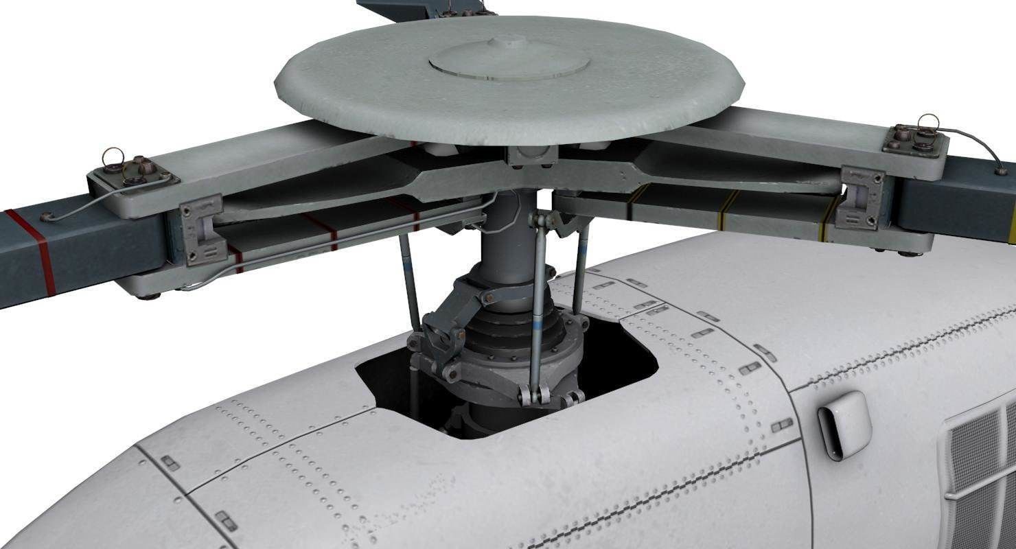 AS355 Ecureuil II 3D model_13