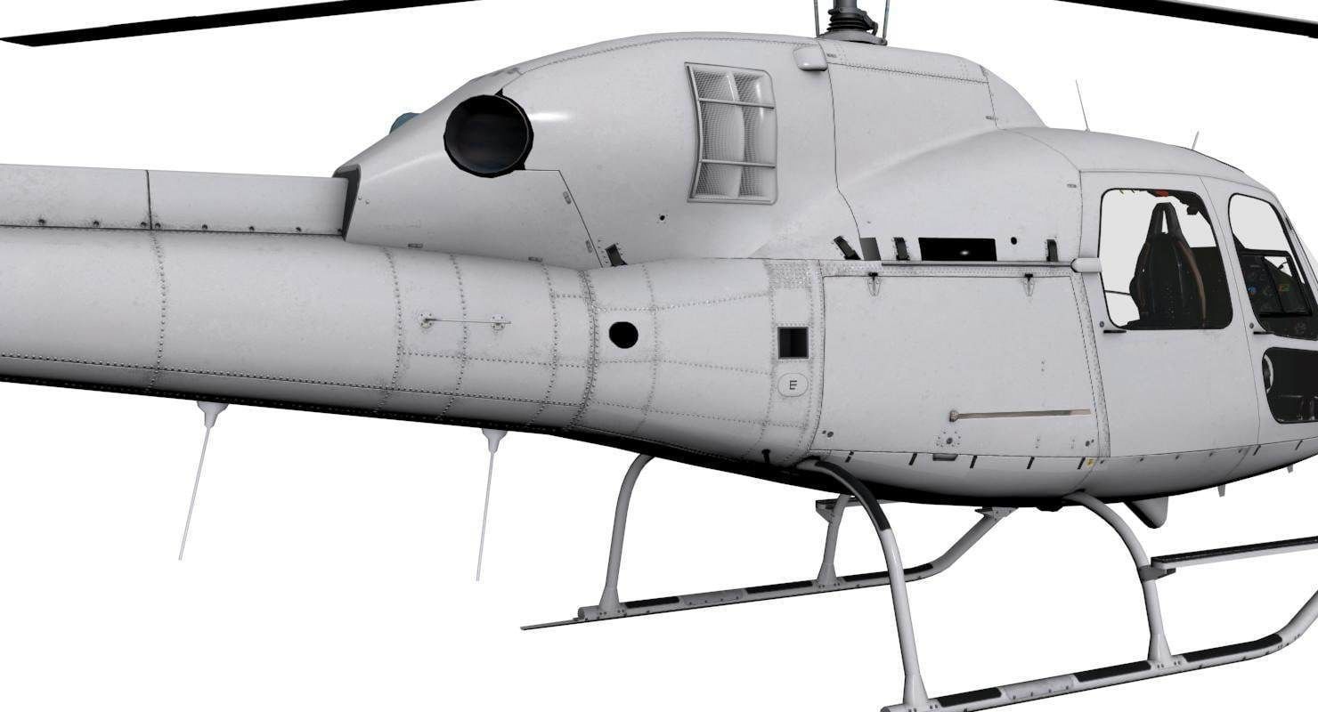 AS355 Ecureuil II 3D model_1