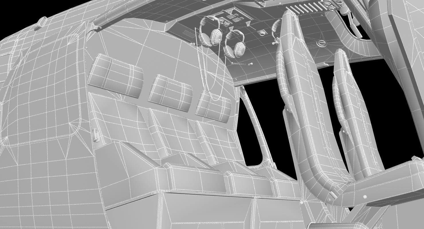 AS355 Ecureuil II 3D model_41