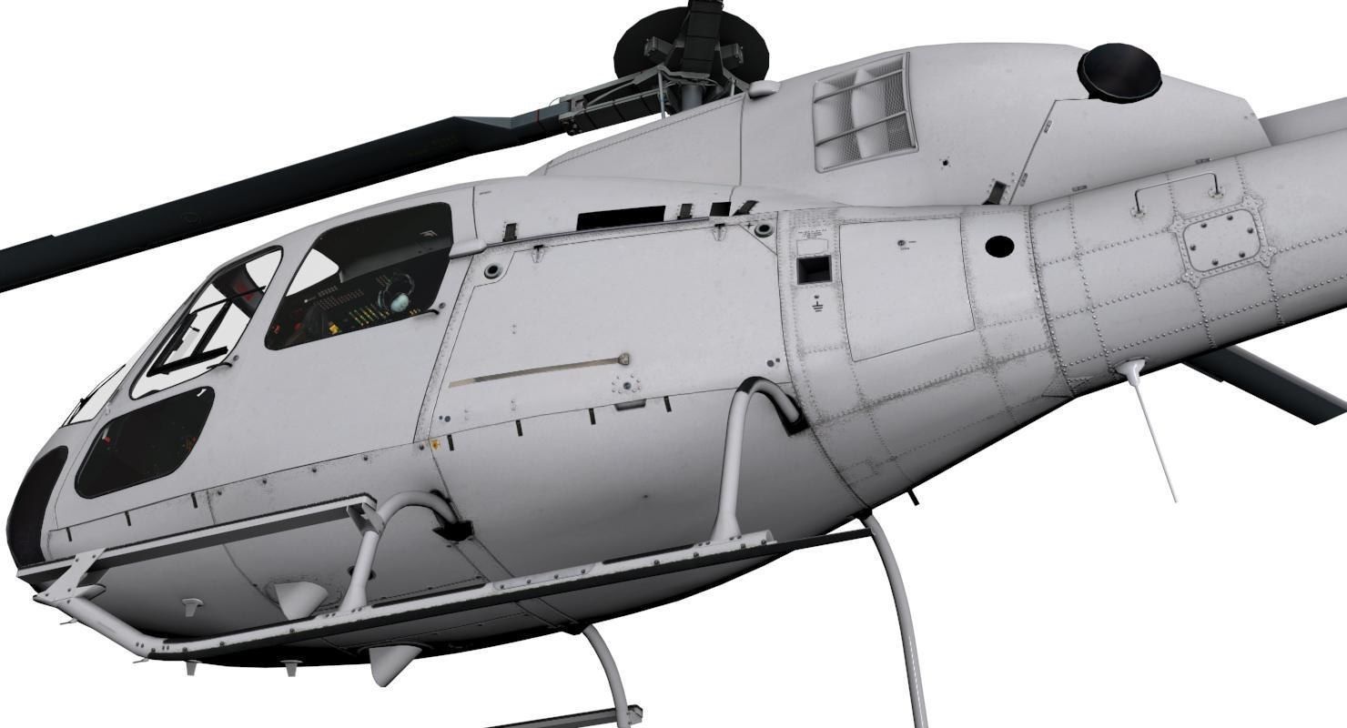 AS355 Ecureuil II 3D model_4