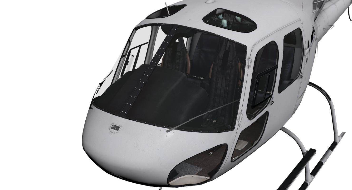 AS355 Ecureuil II 3D model_6