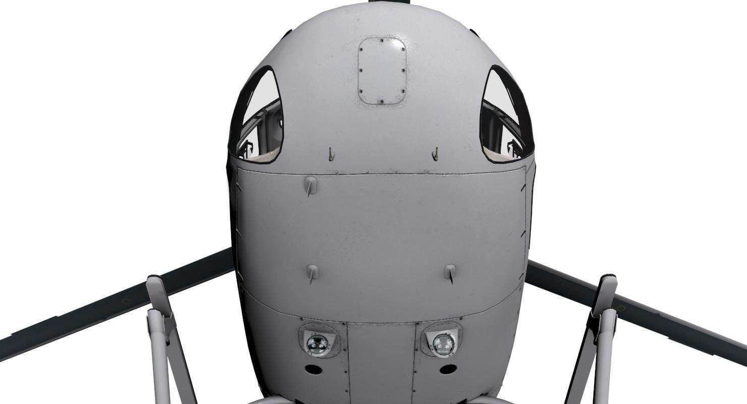 AS355 Ecureuil II 3D model_11