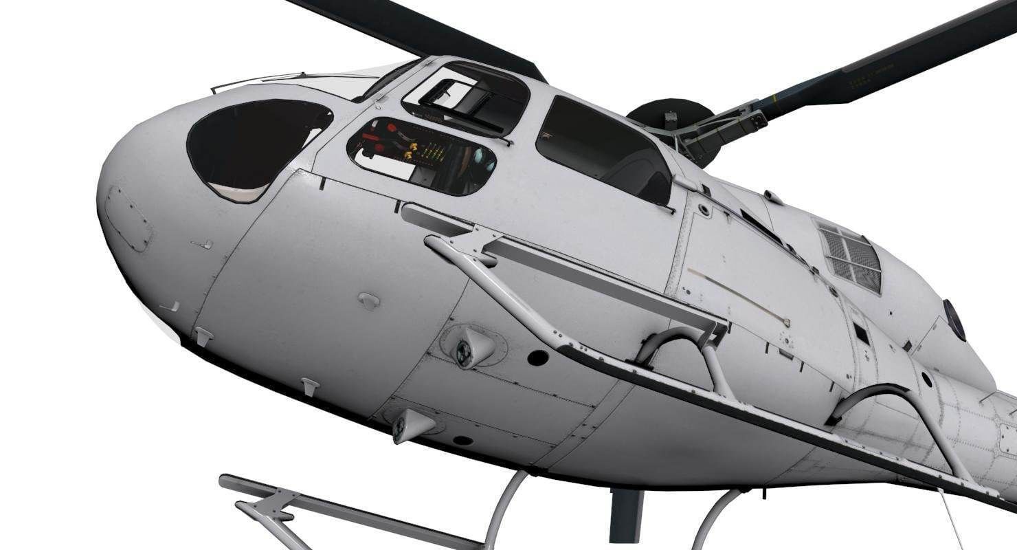 AS355 Ecureuil II 3D model_5