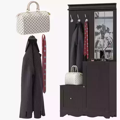 Pettisville Hall Tree 3D model