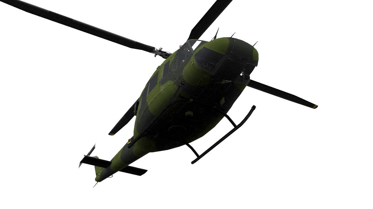 Bell CH-146 Griffon 3D model_7