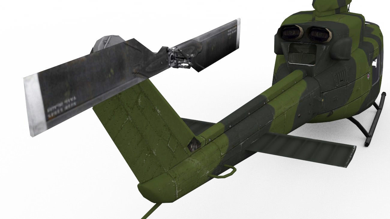Bell CH-146 Griffon 3D model_10