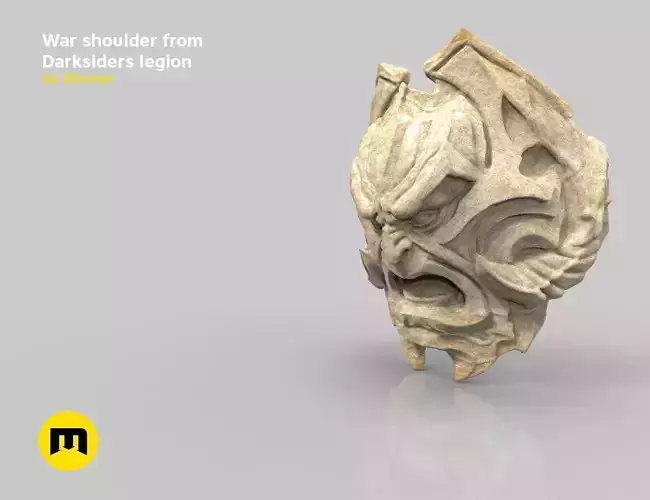 War shoulder darksiders legion 3D print model
