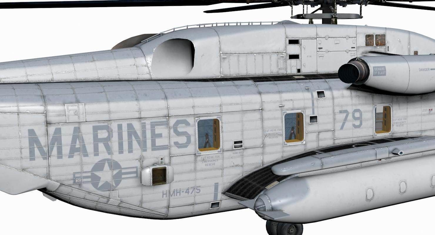 CH-53E Super Stallion 3D model_4