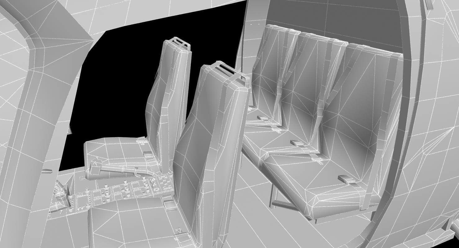 MBB BO-105 3D model_42