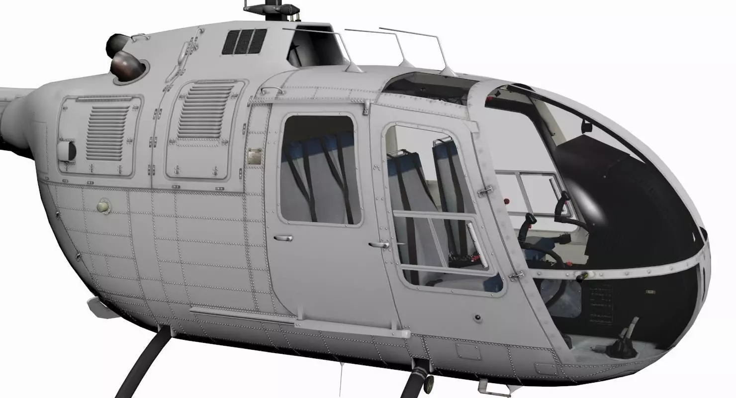 MBB BO-105 3D model_0