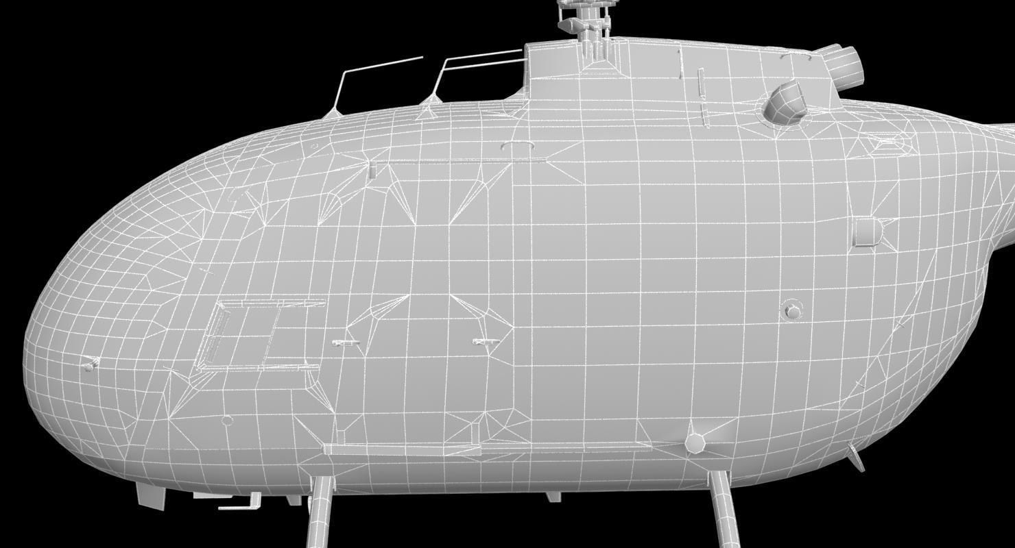 MBB BO-105 3D model_35