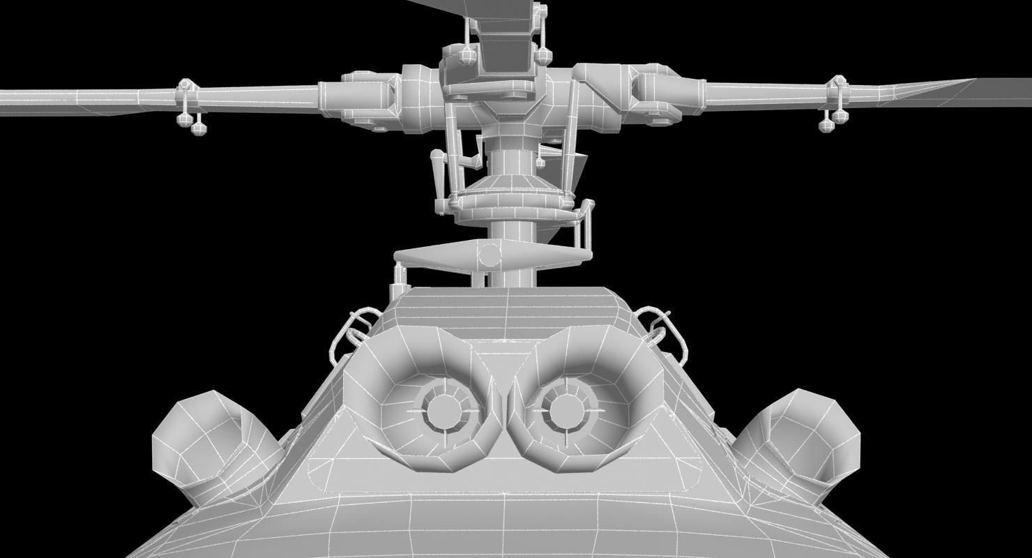 MBB BO-105 3D model_37