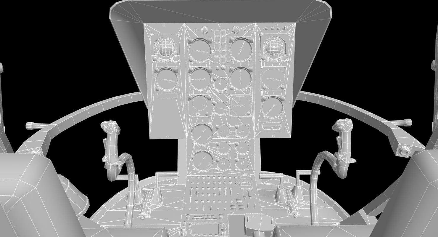 MBB BO-105 3D model_40