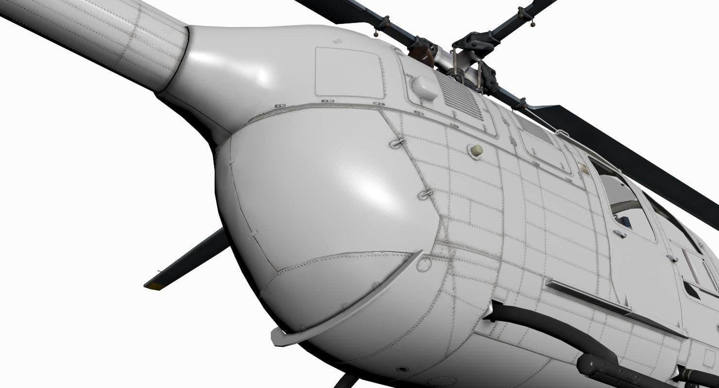 MBB BO-105 3D model_3
