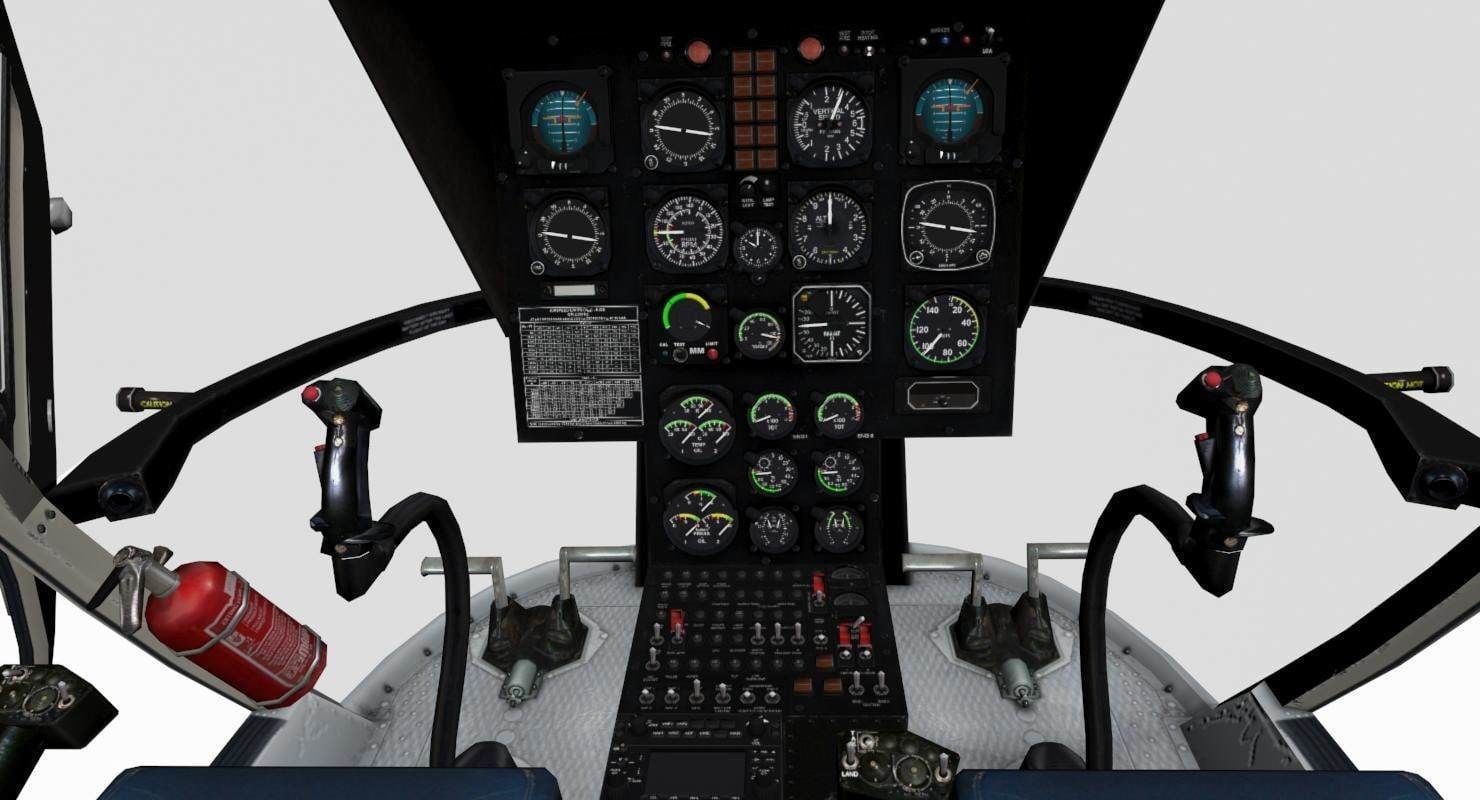 MBB BO-105 3D model_24