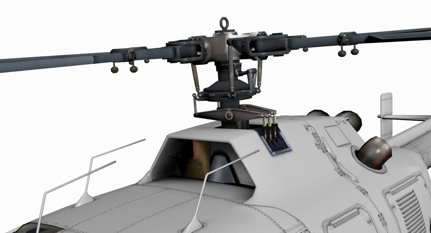 MBB BO-105 3D model_10