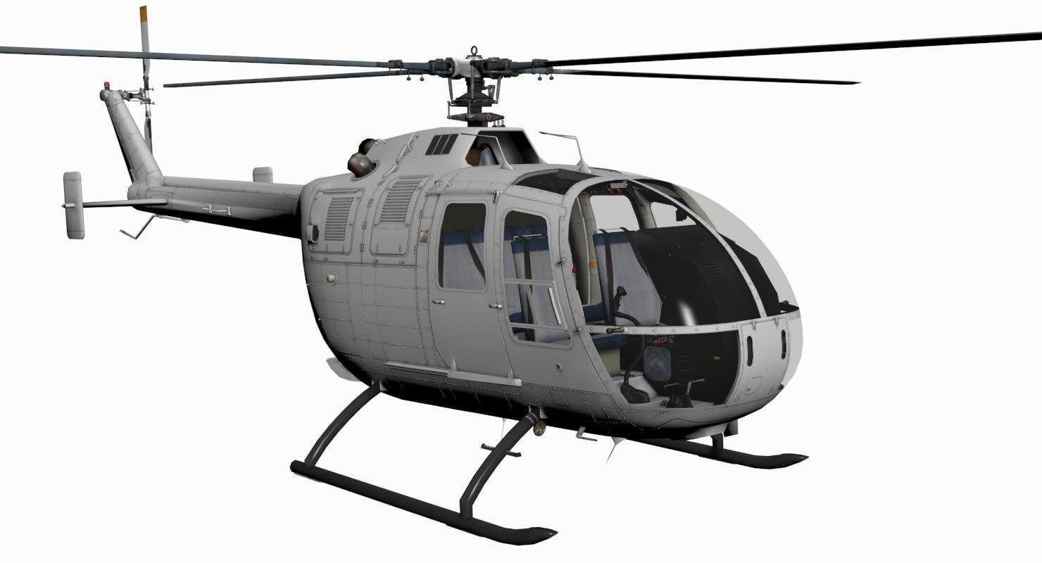MBB BO-105 3D model_30